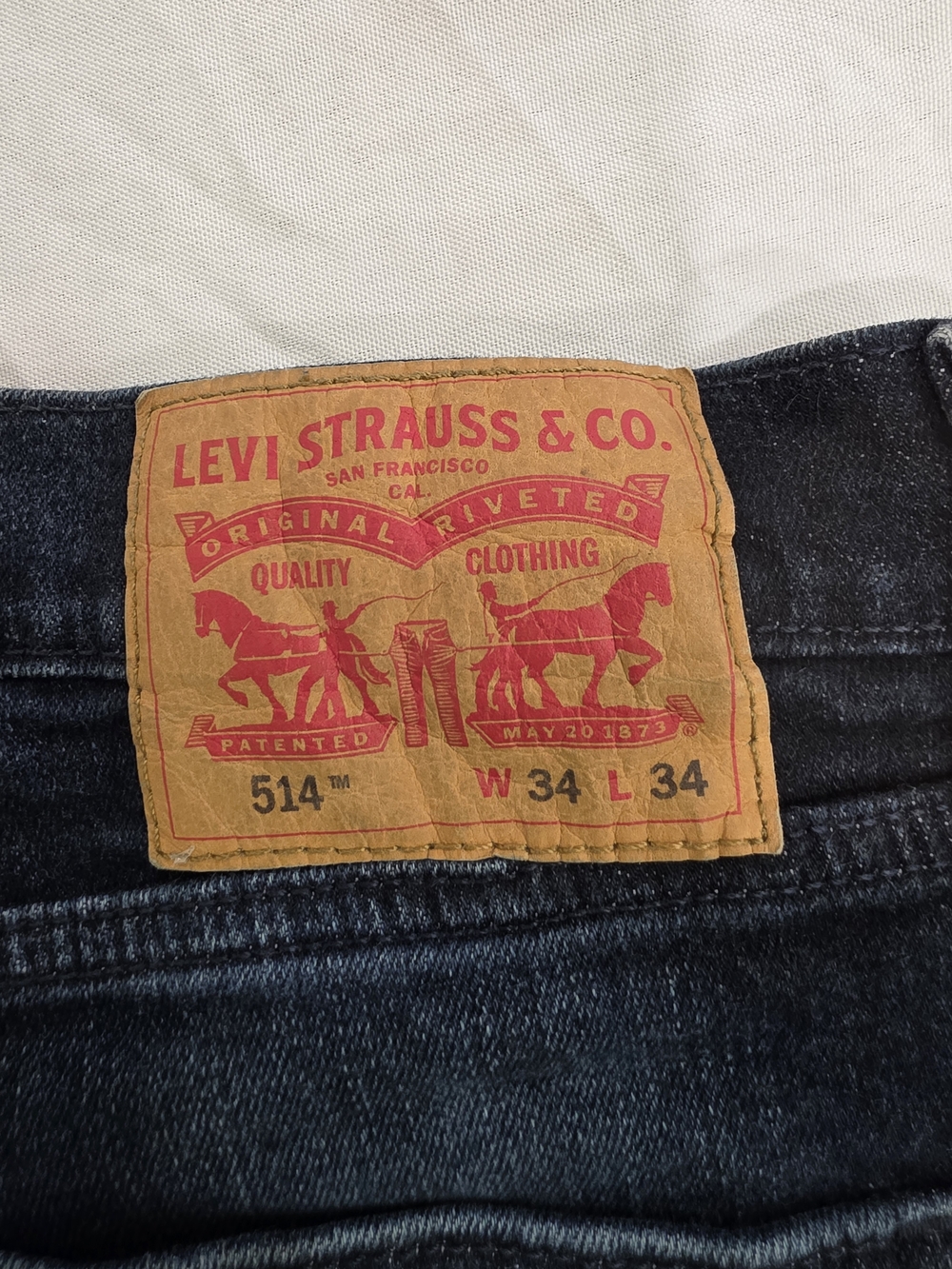 Levi's Men’s 514 Slim Straight Fit All Seasons Jeans Men W38 L32
